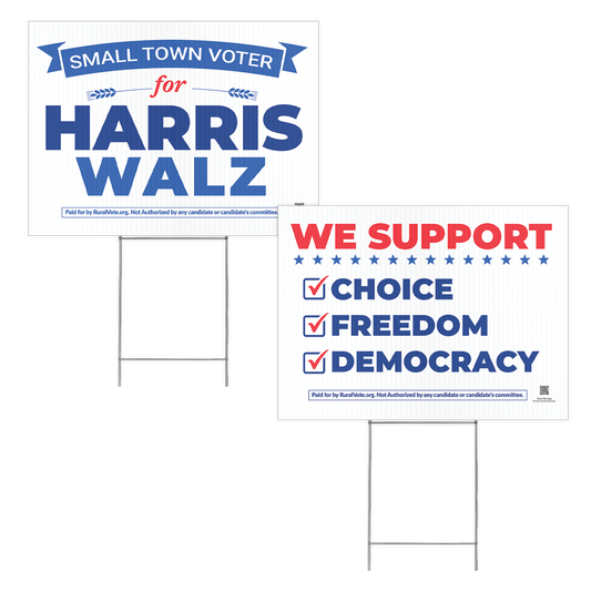 Harris-Walz Yard Sign