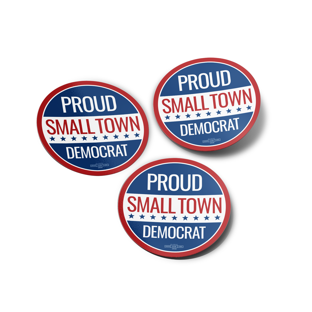 Image of Proud Small Town Democrat Sticker Pack - Shop | RuralVote.org