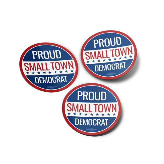 Image of Proud Small Town Democrat Sticker Pack - Shop | RuralVote.org